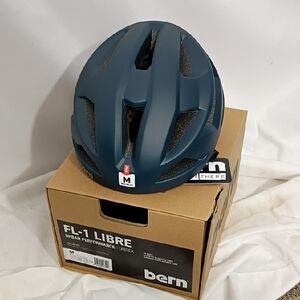 NIB Bern FL-1 Libre urban performance helmet Unisex Sz Medium Matte Muted Teal